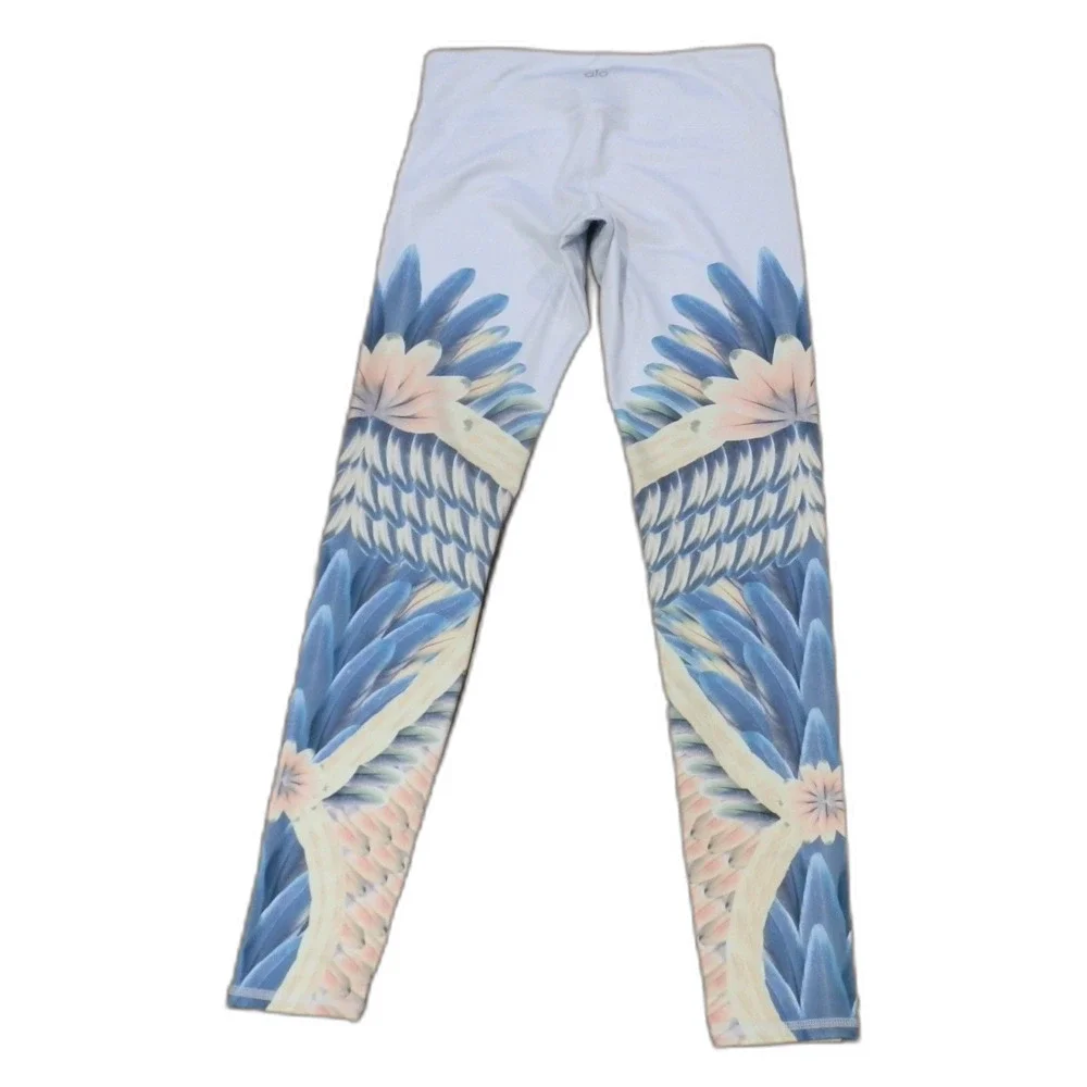 Alo Yoga Tropical Feathers Leggings Pants Women's Size Small